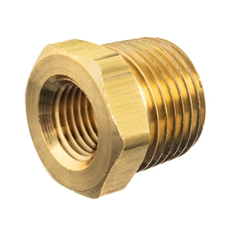 Usa Industrials Pipe Fitting - Brass - Class 125 - Hex Bushing - 1-1/2 NPT Male x 3/4 NPT Female ZUSA-PF-19038